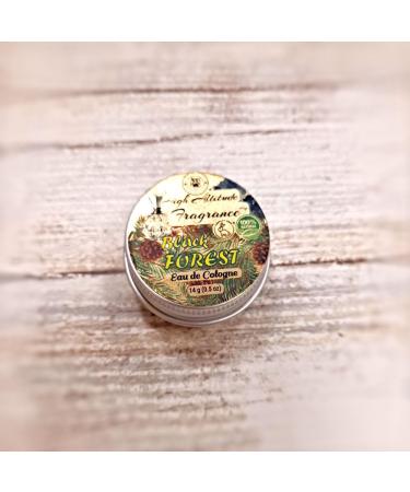 Black FOREST Cologne - Eau de Cologne - Solid Balm - Aromatherapy Essential Oils (Black Spruce Pine Cypress Cedar Wood & Leaf Juniper) - Natural Fragrance - Travel Party Favors Gifts - 0.5oz - Buy Online on GoSupps.com