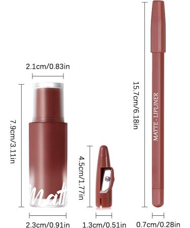 Lip liner and set durable lip liner lip gloss for shopping travel business trips stage dating meetings and holidays 03 - Buy Online on GoSupps.com