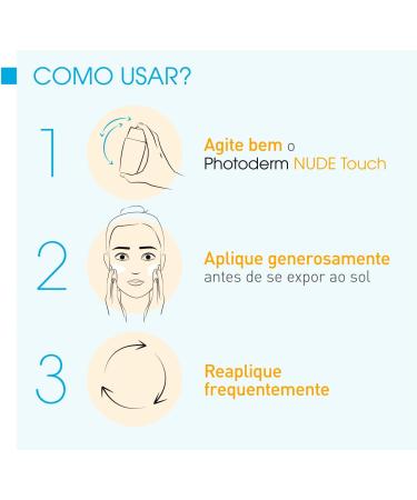 Bioderma Photoderm Nude Touch SPF50+ 40ml - Golden - Buy Online on GoSupps.com