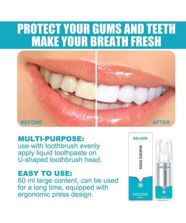 Buy Brightify Deep Cleaning Foam Toothpaste - Fresh Pasta Dent frica for Intensive Stain Removal | Eelhoe Whitening Toothpaste (1 Bottle) - International Shipping - Buy Online on GoSupps.com