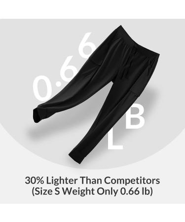 Baleaf Men's Quick Dry UPF 50+ Cargo Jogger Pants - Black (Medium) - Buy Online on GoSupps.com