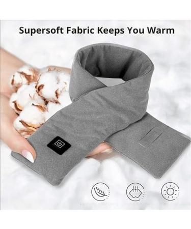 Buy Nuzufy Heating Scarf & Rechargeable Neck Heating Pillow - Relief for Neck Pain | International Shipping Available - Buy Online on GoSupps.com
