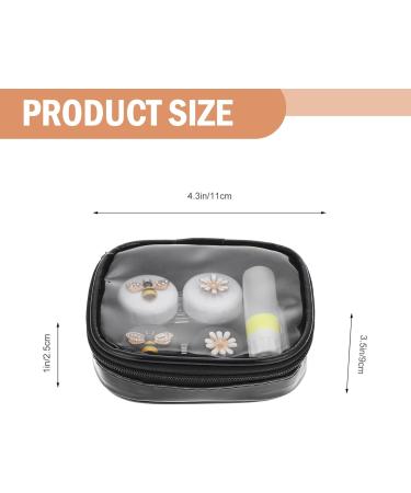 Exceart Mirror Film & Stylish Contact Lens Set - Premium Portable Holder Mini Box & Color Options - Buy Online on GoSupps.com