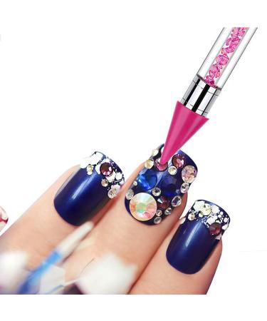 Diamond Painting Pen - Dual-Ended Rhinestone Picker & Nail Art Tool | 5D DIY Gem & Bead Decoration (Blue - Buy Online on GoSupps.com