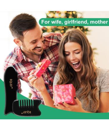 EQLEF Gua Sha Massage Tools Set - Horn Gua Sha Comb & Buffalo Horn Board for Relaxation & Skincare (2 Pieces) - Buy Online on GoSupps.com