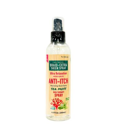 Ultra Relaxation Anti-Itch Braid Extra Sheen Spray 6.8oz/ 200ml (Sea Moss & Aloe Vera)