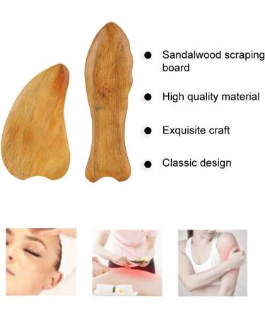 Wytino Massage Plate - Wooden Gua Sha Scraping Board for Face & Muscle Pain Relief | Stress Reduction Tool | International Shipping - Buy Online on GoSupps.com
