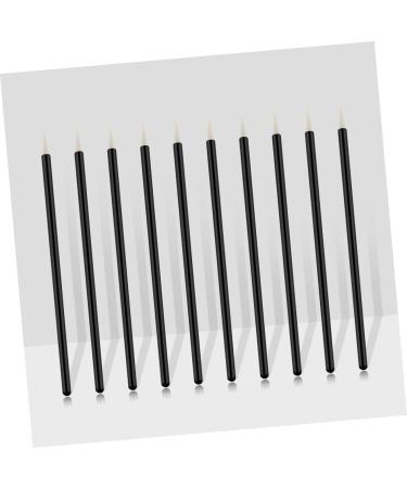 NOLITOY 100pcs Eyeshadow Eyeliner Brush Applicator Cosmetics Brush Makeup Brush Liquid Beauty Tools 10X0.5X0.5cm White - Buy Online on GoSupps.com