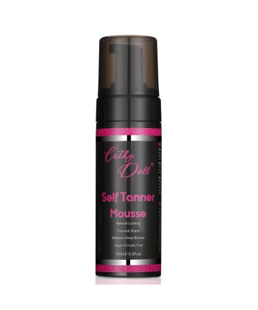 Cathy Doll Cruelty Free Sunless Tanning Mousse Natural Self Tanner Mousse Self Tanning Mousse For Fair Skin Body Face