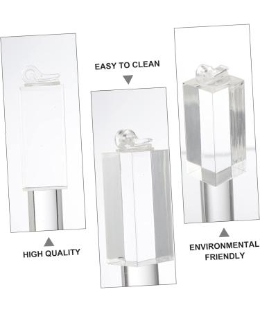 Zerodeko 1 Set 7pcs Ring Display Stand Show Rack Finger Ring Display Base Ring Storage Tower Jewelry Rings Clear Display Stand Jewelry Riser Stands Ring Holder Acrylic Accessories - Buy Online on GoSupps.com