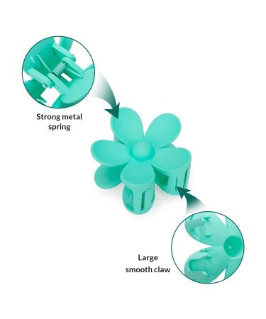 6 Pack Medium Hair Claw Clips, 3 Inch Nonslip Matte Strong Hold Clamps for Women & Girls - Ideal for Long, Thick, Thin, Curly Hair - Buy Online on GoSupps.com