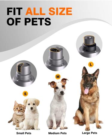 Toozey Dog Nail Grinder with LED Lights - Powerful Electric Nail Trimmer for Dogs & Cats - Buy Online on GoSupps.com