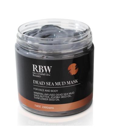 RBW Dead Sea Mud Mask - Natural Facial Treatment for Deep Cleansing & Hydration - Organic Spa-Quality Care for Glowing Skin - Buy Online on GoSupps.com