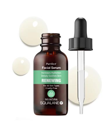 Purifect Renewing Squalane Facial Serum Helps Increase Hydration and Deeply Soothes Skin With Arginine and Vitamin E Oil Suitable for All Skin Types 30ml