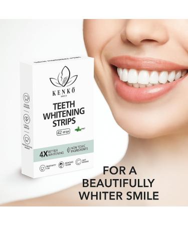 Peroxide-Free Pap+ Teeth Whitening 42 Strips - Professional Teeth Whitening Strips for Sensitive Teeth - Gentle on Veneers - Easy 30-Minute Application - Natural Non-Peroxide Formula - Buy Online on GoSupps.com