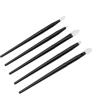 Makeup Brush Set Portable Handle 5 Pieces Silicone Brushes for Eye Shadow Lip Eyebrows Eyeliner Easy Applying Lightweight and Compact - Buy Online on GoSupps.com