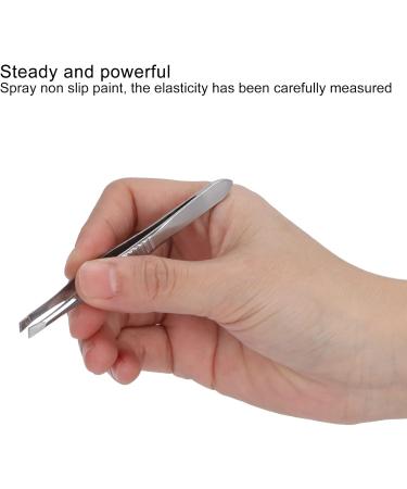 Eyebrow Tweezer Stainless Steel Eyebrow Tweezers Anti Static Anti Magnetic Good Flexibility for Eyebrows for Facial Makeup - Buy Online on GoSupps.com