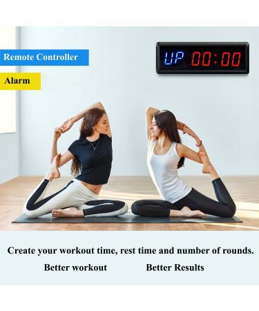 BTBSIGN LED Interval Timer for Home Gym Fitness - Blue+Red - Buy Online on GoSupps.com