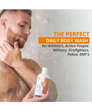 Solpri Shield Athlete's Body Wash with Lemongrass, Tea Tree, Eucalyptus Oils - 8 fl oz - Buy Online on GoSupps.com