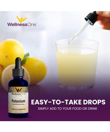 Potassium Liquid Supplement for Metabolic Function & Immune Support - 1.67 fl Oz - Buy Online on GoSupps.com