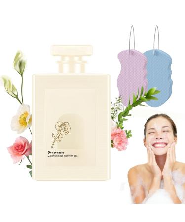 Perfumed Moisturizing Body Wash Sanyequeen Scented Body Wash Korean Fragrant Moisturizing Body Wash Long-Lasting Fragrance Shower Gel Perfumed Body Wash for Women and Men(1pc 300ml)