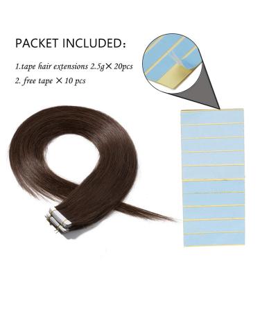 SEGO Hair Extensions 20 Inch - 20 PCS #4 Medium Brown | Premium Quality International Shipping - Buy Online on GoSupps.com