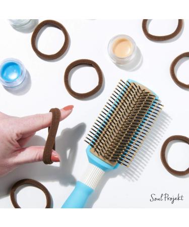 Soul Project Hair Tie Scrunchies - Colorful Rubber Bands for Girls & Women | Universal Elastic Hair Accessories - Buy Online on GoSupps.com