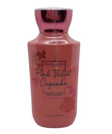 Buy Bath & Body Works Pink Velvet Cupcake Body Lotion 8oz - Winter 2019 | International Shipping Available - Buy Online on GoSupps.com