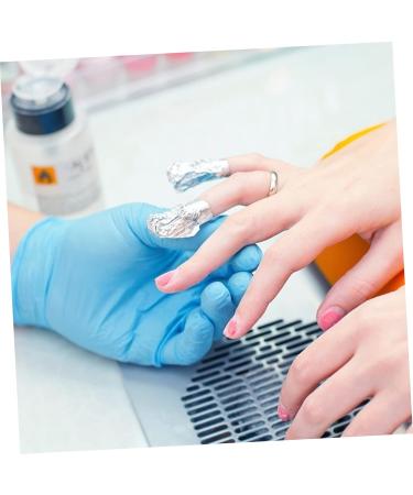  minkissy minkissy 400pcs Nail Polish Remover Sheet Cotton Makeup Remover Aluminum Foil Gel Nail Polish Disposable Wipes Aluminum Foil Cotton Cleaner Manicure - Buy Online on GoSupps.com