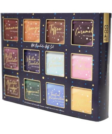 Hot Chocolate Original Flavours Gift Box Selection 12pk Christmas EVE Malt Drink Mix - Buy Online on GoSupps.com