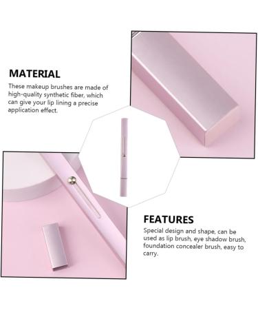 POPETPOP 1pc Lip Brush Makeup Brush Practical Cosmetic Brush Lipstick Gloss Wands Professional Cosmetics Brush Dual-purpose Cosmetics Brush Makeup Tool Mini Lip Gloss Aluminum Tube - Buy Online on GoSupps.com
