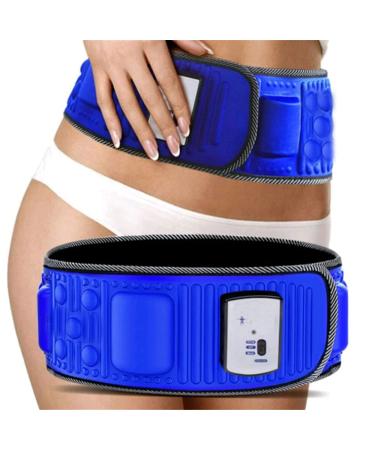 Pruoyoy massage slimming device slimming belt massage electrical vibrating waist practice leg stomach fat burning heating abdominal massage device for men