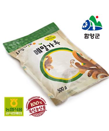 NongHyup Buckwheat Flour Memil Garu 500g/1.1 lb - All Natural Korean Wheat Powder, Gluten-Free & Vegan - Ideal for Pancakes - Buy Online on GoSupps.com
