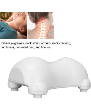 Safwel Samnuerly Naked Ergonomic Neck Tractor - Adjustable Spine Massage Device for Neck Pain Relief (White) - Buy Online on GoSupps.com