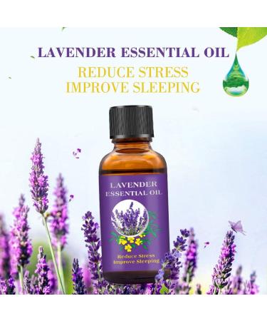 Xnuoyo 30ml Lavender Oil - 100% Pure & Natural Essential Oil for Diffusing & Aromatherapy - Organic Glass Bottle with Pipette - Buy Online on GoSupps.com