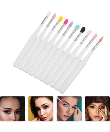 Lurrose 10-Piece Makeup Brush Set - Eyeshadow & Lip Brushes with Silicone Heads | International Shipping - Buy Online on GoSupps.com