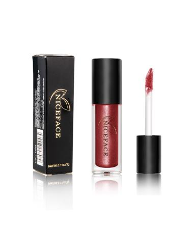 Allbesta Metallic Make-Up Lipgloss Lipstick | Waterproof Glitter Shine | 0.11oz | International Shipping Available - Buy Online on GoSupps.com
