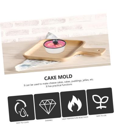 Zerodeko 6 Pcs Cake Mold Chocolate Muffins Dessert Molds Fondant Pudding Mold Baking Supplies Aluminum Alloy 12X9X4cmx3pcs Assorted Colorx3pcs - Buy Online on GoSupps.com