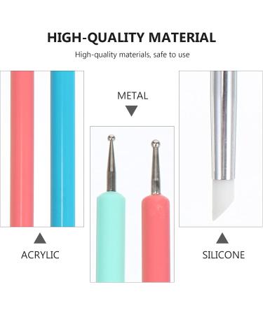 Minkissy 5-Color Silicone Dotting Pens for Nail Art - Manicure Kits & Nail Design Tools - Buy Online on GoSupps.com