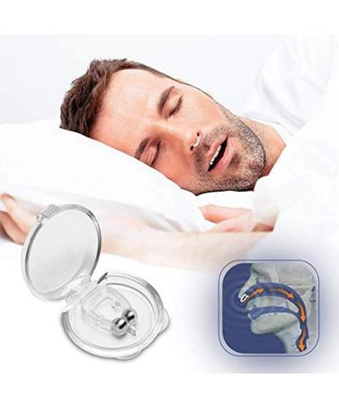 Clipple Anti Snoring Device - 4 PCS Silicone Magnetic Nose Clip | Effective Stop Snoring Solution for Men and Women | Professional Sleeping Aid - Buy Online on GoSupps.com