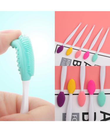 ZISHAN 14 pcs Lip Scrub Brush Double-Sided Lip Brush Lip Exfoliating Brush Soft Lip Lcrubber for Dark Lips for Men Women Girls Smoother Fuller Lip Appearance - Buy Online on GoSupps.com