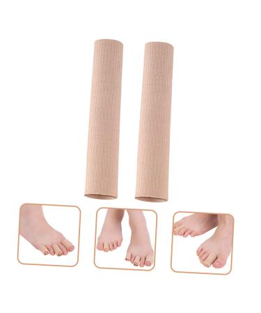 8 Pcs Elastic Toe Protectors for Women - Hammer Toe Bandages and Pinky Toe Tubes - Reusable and Cuttable Protector Sleeves - Buy Online on GoSupps.com