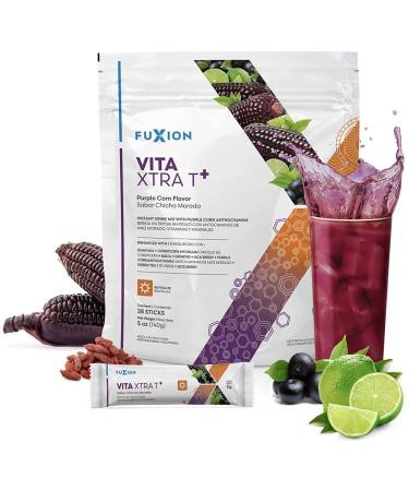 Zeallife New & Improved Zeal Wellness FormulaHealthy Life w. Stable Endurance by Fuxion Vita Xtra T w. Zero Sugar - Clean Energy Drink Natural Occured Caffeine Easy-On-The-Go 28 Count (Pack of 1)