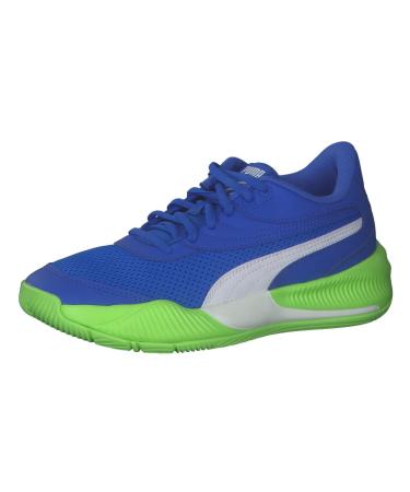 PUMA Unisex Kids Triple Jr Basketball Shoe 37 EU Bluemazing Green Glare