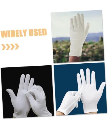 PLAFOPE 12 Pairs Moisturizing Gloves Work Gloves Working Gloves Moisturizing Overnight Gloves Cotton White - Buy Online on GoSupps.com
