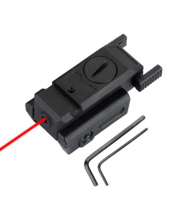 Assletes Tactical Red Dot Laser Sight with 20mm Picatinny Weaver Rail Mount for Pistol Handgun Airsoft