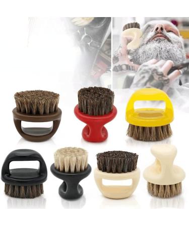 AILIFE Ring Design Horse Bristle Shaving Brush for Men - Portable Barber Beard & Facial Cleaning Brush - International Shipping - Buy Online on GoSupps.com