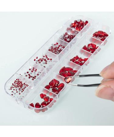 MAEXUS Rhinestones Nail Art (Red) - Buy Online on GoSupps.com