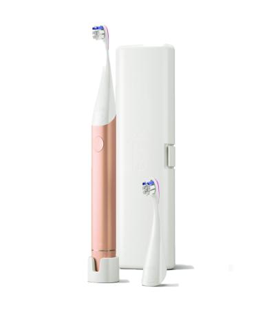 Jetpik JP300 Modern Sonic sound toothbrush-5 brush modes high-quality aluminum housings USB induction load portable travel case ros gold