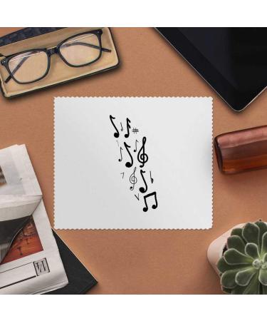 Buy 2 x Music Microfiber Lens/Eyeglass Cleaning Cloths - Perfect for Glasses & Screens - Fast International Shipping - Buy Online on GoSupps.com